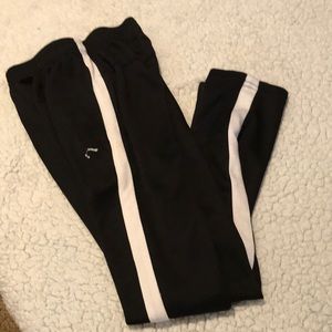 Boys Black Tricot Pants